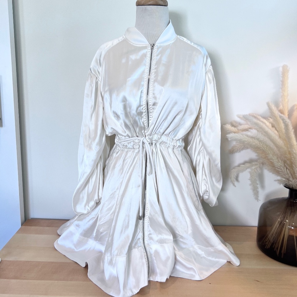 Love the Label white utility dress